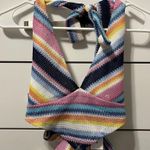 PacSun Kendall & Kylie Crochet Woven Halter Top NWT Photo 0