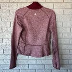 Lululemon  Half Zip Pullover Heathered Garnet Size 8 Photo 5