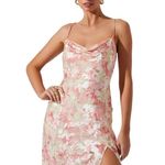 ASTR the Label Women's Gaia Dress, Pink Burn Out Size S New w/Tag Photo 1