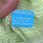 J. McLaughlin  Cabot Sweater Small NWT $248 100% Cashmere Turtleneck Green Solid Photo 6