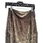 Forty Five Y2k Size S/M Green Velvet Burnout Mini Skirt Forest Fairy Whimsigoth Photo 1