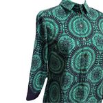 The Limited  Teal and Navy Shirt Dress | XS | EUC Photo 2