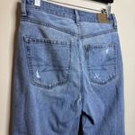 American Eagle  mom jean distressed high waist women's size regular 4 Photo 8