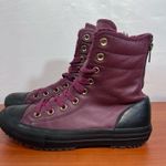 Converse Chuck Taylor Hi Rise Women’s Lace Up Leather Boot Size 7 #927 Photo 5