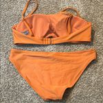 Aerie  Orange Bandeau Bikini Set Photo 1