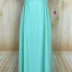 VINTAGE 70s Green Halter Style Dress Photo 0