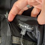 Sequin Hearts ‎ Rhinestone Halter Maxi Dress Black Juniors 5 NWT Photo 5