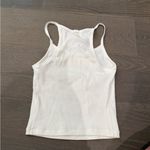 SKIMS NWT COTTON RIB CROPPED CAMI | MARBLE  Photo 2