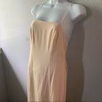 Fame and Partners  Minimalist Shift Dress in Light Nude Photo 1