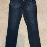 EXPRESS Stella Skinny Regular Fit Low Rise Dark Wash Stretch Denim Jeans 10 R Photo 0