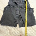 Levi's  Denim Best Medium Black Metal Button Up 90s Y2k Light Wash Photo 1