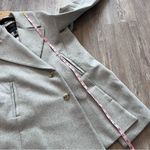 J.Crew  melton wool peacoat in gray‎ women’s size 8 Photo 3