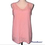 Attention  medium pink lace v neck tank new without price tag sexy date night top Photo 8