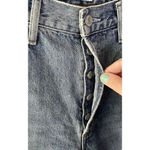 AGOLDE  NWT Womens Riley High Rise Straight Crop Distressed Jeans Size 28 Denim Photo 6