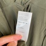 Free People boho chic Shimmy Shake long sleeve open back Top Army Green π Photo 10