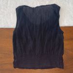 Unlisted Illa Illa Women's Sheer Sleeveless Black Lace Tank Crop Top Size Small‎ Photo 2