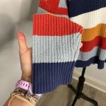 ee:some  Striped Knit Sweater Small Med Cozy Layering Pullover Colorful Retro 90s Photo 1