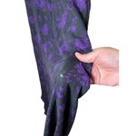 Cosmic Aura Black Purple Rose Maxi Dress Square Neck‎ Size 2X Photo 4
