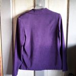 Jaclyn Smith  Classic Purple Velvety Soft Blazer Shoulder Pads Photo 3