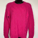 Gap  Cable Knit Hot Pink Sweater Photo 0