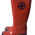 Tory Burch Red logo rain boots Photo 0