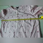 Talbots Women’s Shirt Jacquard Popover Cherry print Photo 6