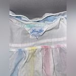 Vintage pastel striped house coat size sm/med Pink Photo 1