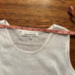 Caroline Rose 100% Linen Sleeveless White Blouse Size XS Made in USA Photo 4