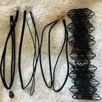 ⭐ 4 Piece Black Choker Photo 6