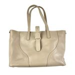 Senreve Voya Leather Organizer Tote Bag in Taupe/ Gray Photo 0
