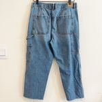american eagle jeans size 12 Medium Blue 90s Straight Y2K Friends Carpenter Photo 6