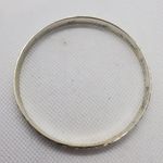 Vintage West Germany Silver Tone Bangle Bracelet Silver Photo 3