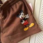 Disney  Brown Mickey Mouse Shorts Photo 3