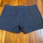 Banana Republic Women's Hampton Fit Dark Blue Chambray Shorts Size 28/6 Photo 6