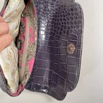 Guess  Purple & Cream Reptile Pattern Wristlet Photo 9
