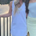 TCEC White  Rhinestone Bow Mini Dress Photo 1