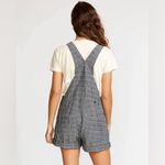 RVCA Grey Striped Overall Shorts Photo 5