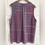 Violet+Claire Sleeveless Top Blue Pink Size 2X Photo 1