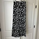 Urban Outfitters  Black and White elastic waist floral pants Photo 2