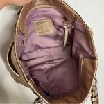 Coach  gold zip top shoulder bag 12” x 9” x‎ 4” Photo 10