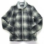 The North Face Jacket Women’s Plaid Full Zip Up Sweater Fleece Large Photo 0