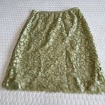 Escada Green & Gold Lace Pencil Skirt EU Size 36 Women’s Germany Designer Photo 5