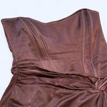ZARA  Women's Brown Dress Photo 3