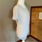 Lululemon Peloton Grey Tie Back Short Sleeve Activewear Top 6 Photo 1