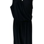 Nicole Miller NWT  V Neck Asymmetric Leg  Jersey Jumpsuit cropped 90s sz 2X Photo 1