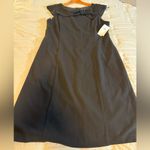 Sandra Darren New  Black Mini Dress with Bow Accent size 16 Photo 6