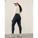 Athleta Size 0 Reg Headlands Hybrid Cargo High Rise Tight Navy Blue Size 0 Photo 1