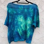 Luisa Ricci Made in Italy tie dye blue green knitted top Size L Photo 1