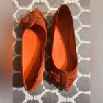 Via Spiga Flats with Decorative Buckle cinnamon suede excellent coquette girl Orange Size 7 Photo 9