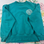 Pacific & Co Pensacola Beach Florida Compass Sweatshirt Teal Small Blue Photo 0